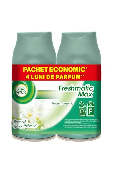 Air Wick Freshmatic Freesia and Jasmine Duo Pack, 2x250 ml