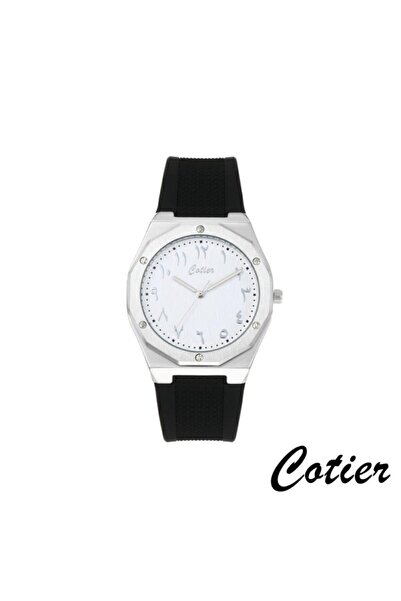 Cotier Couture men's watch, black silicone