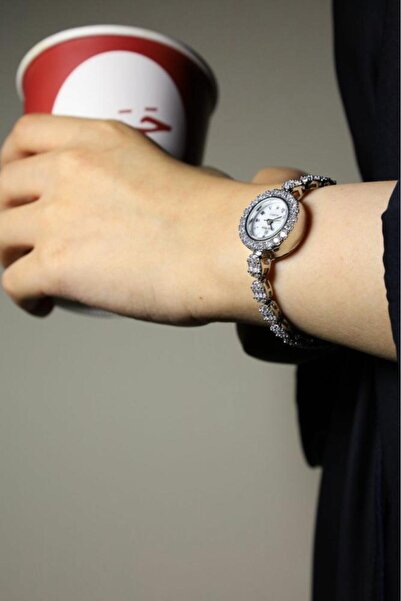 Louis Nice Louis Nice women's watch, zircon steel, silver