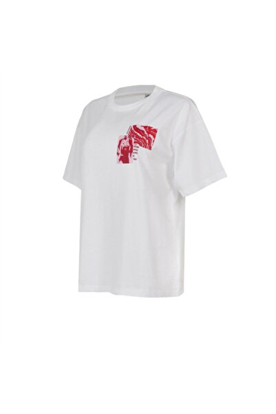New Balance Nb Lifestyle Women Tshirt Wnt1636-Wt White T-Shirt
