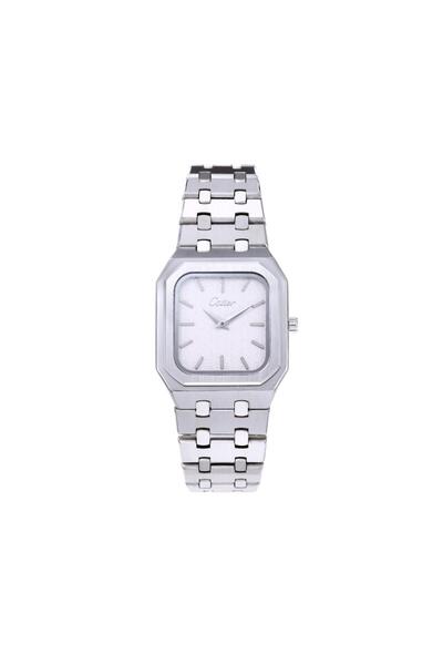 Cotier Small men's watch in silver