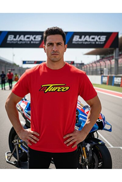 BJACKS Motorsports Wear ELTURCO Toprak Razgatlıoğlu Специална черна тениска P...