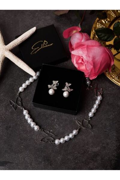 OEM Butterfly pearl necklace