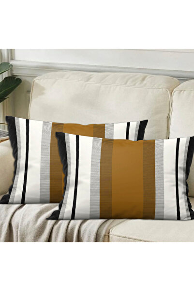 Ardizayn Bohemian (Coffee) - Velvet Fabric 2-Piece Throw Pillow Cover 35X55Cm...