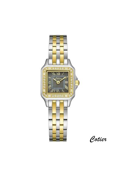 Cotier Couture Steel Women's Watch in Silver and Gold