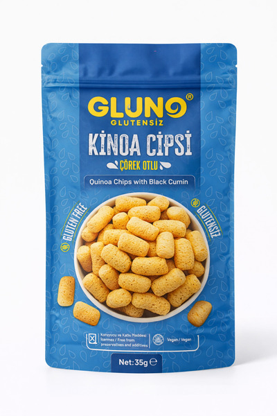 Gluno Glutensiz Kinoa Chips Set 9 Pcs