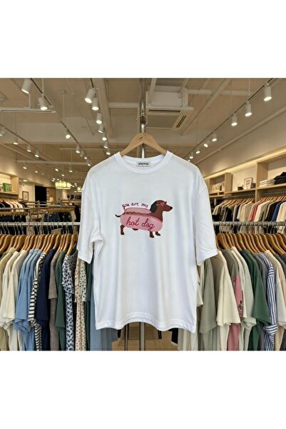 playwear Μπλουζάκι με στάμπα  "You Are One Dog ", κανονική εφαρμογή, 100% βαμ...