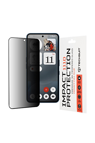 Techsuit Sticlă autoadezivă 111D pentru telefon, complet lipită, pentru confi...