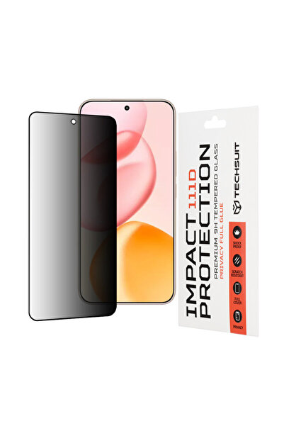 Techsuit 111D Privacy Full Glue Glass for Honor 400
