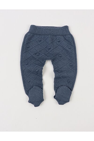 MiniKids Knitted pants with booties Ianis blue 74 (6-9 months)