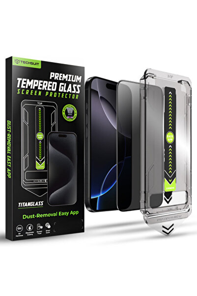 Techsuit iPhone 16 Pro Max TitanGlass FullCover, προστασία προσωπικών δεδομένων