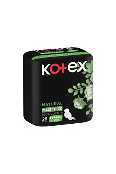 Kotex Natural Maxi Thick Super 26 Pads