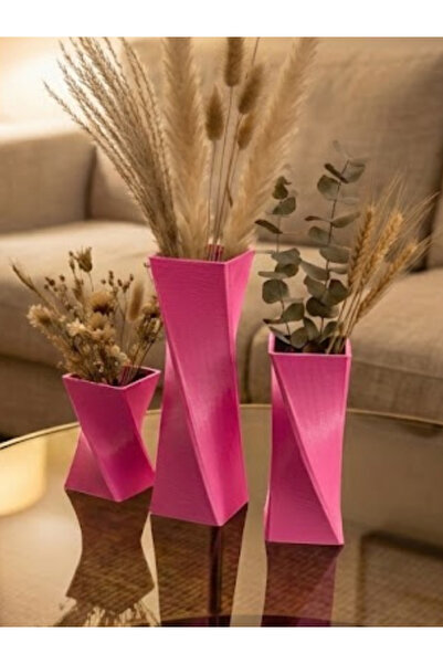 Leerybee مجموعة مزهريات مبتكرة التصميم مكونة من 3 قطع - سلسلة الفن الحديث بطب...