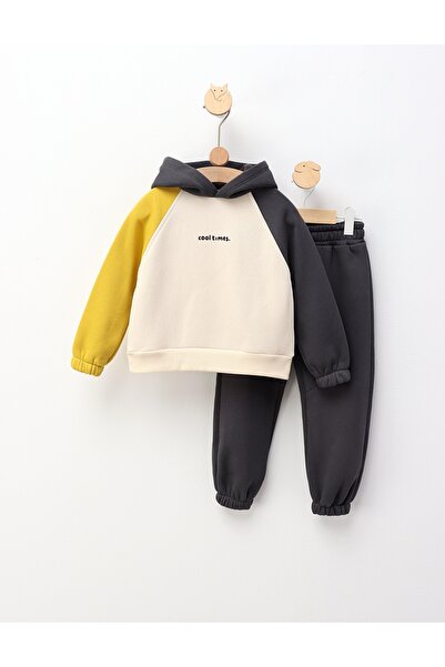 MiniKids Cool Times padded tracksuit, grey 116 (5-6 years)