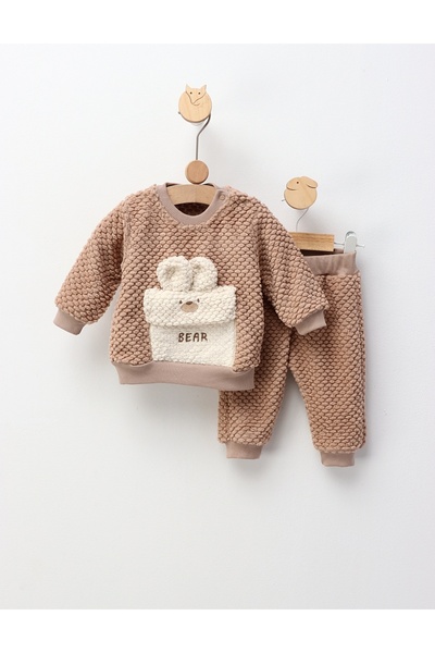 MiniKids Cocolino set BEAR Vlad brown 68 (3-6 months)