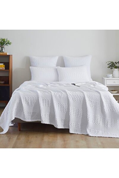 Kotonia Home duvet cover - Waffle, 220x240 cm, 100% cotton - white