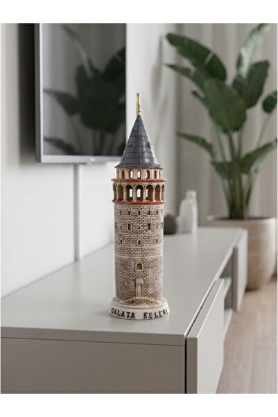 Leerybee 43 Cm Galata Kulesi Polyester Heykeli