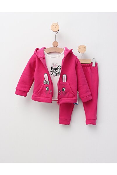 MiniKids Happy Easter outfit, cyclamen model 92 (18-24 months)