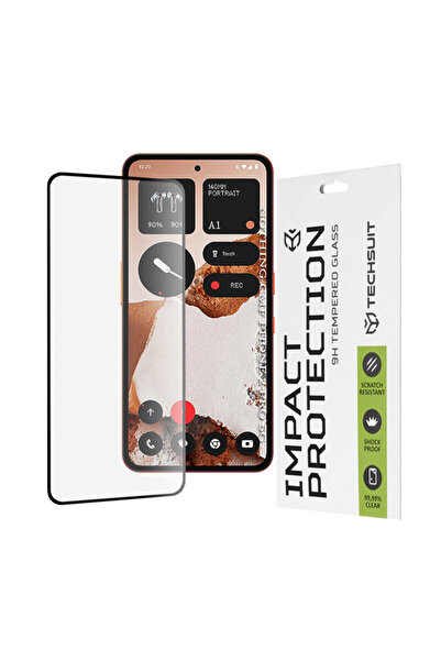 Techsuit Carcasă completă Nothing CMF Phone 2 Pro 111D cu adeziv complet, neagră