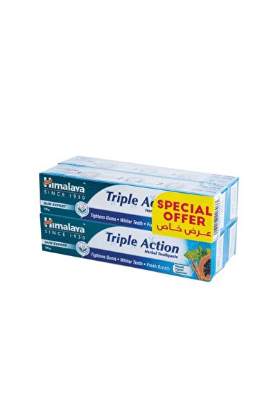 Himalaya Herbal Toothpaste Triple Action 4×125g