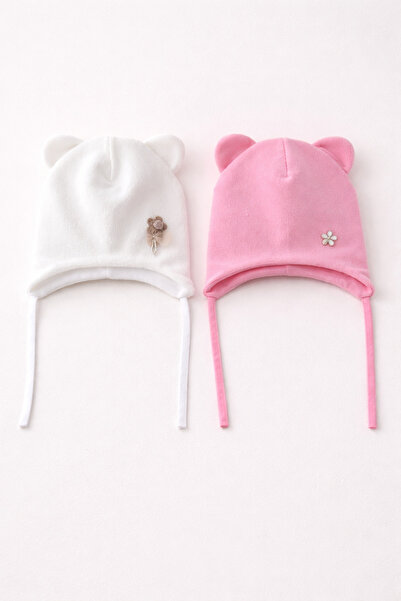 greenmoss Fleece on the Outside, 100% Cotton on the Inside, 2-Pack Baby Beanie