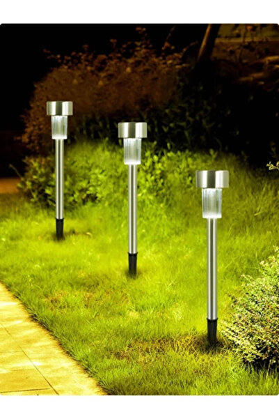 Forlife Güneş Enerjili Solar 3 W Camlı Çim Armatürü 6500 Kelvın Beyaz Işık