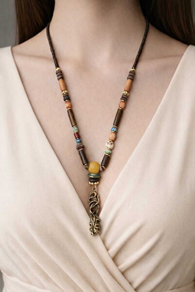 cleopatra takı aksesuar Anatolian Ethnic Bohemian Double Face Detailed Women'...