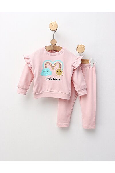 MiniKids Costumas Lovely Friends, roz 80 (9-12 luni)