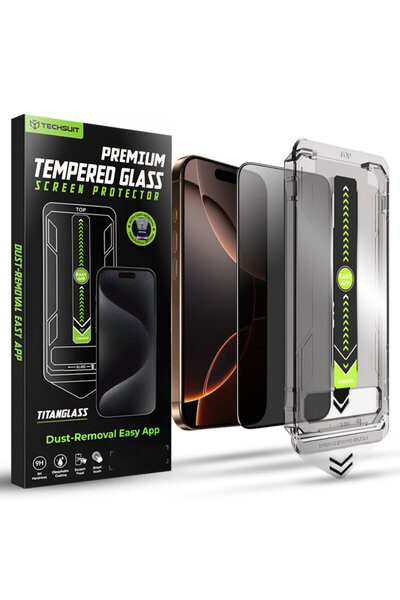 Techsuit iPhone 16 Pro TitanGlass FullCover, προστασία προσωπικών δεδομένων