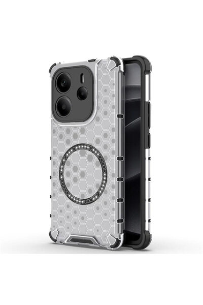Techsuit Διαφανής θήκη για Xiaomi Redmi Note 14 4G (Τοπική) HoneyComb Shield ...