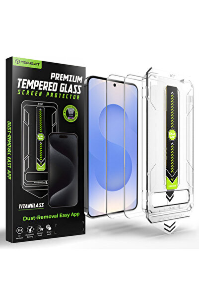Techsuit Folie de deblocare cu amprentă pentru Samsung Galaxy S25, TitanGlass...