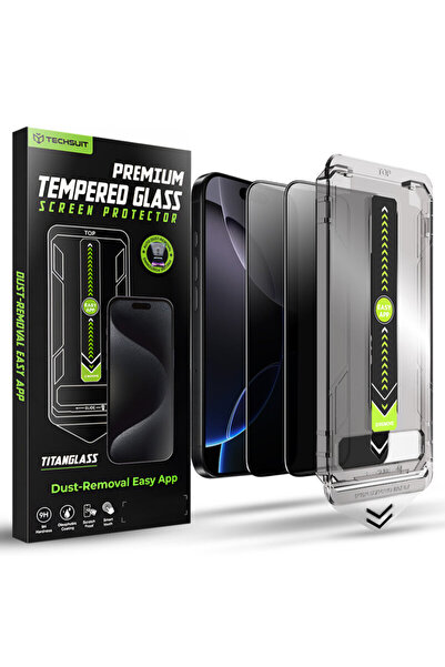 Techsuit iPhone 16 Pro Max TitanGlass FullCover, προστασία προσωπικών δεδομένων