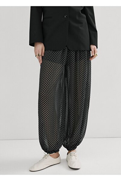 MANGO Woman Polka dot balloon pants