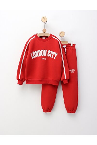 MiniKids Trening vatuit, London City, rosu 140 (9-10 ani)