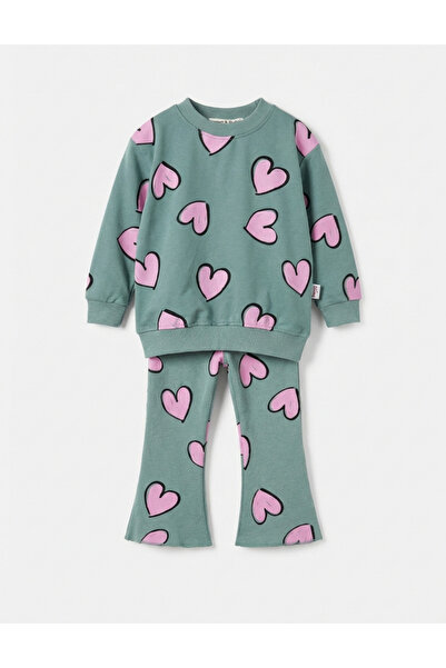 MiniKids Costumas Multe Inimioare model cu verde 98 (24-36 luni)