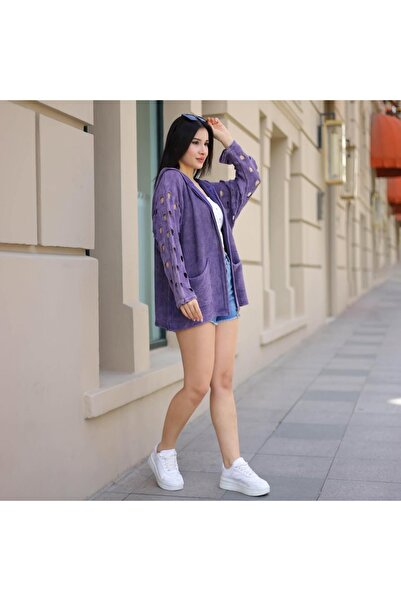 Schs Ethnic Bohemian and Authentic Style Openwork Hooded 90% Cotton Standard ...