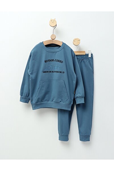 MiniKids Αθλητική φόρμα καθιερωμένη, μπλε μοντέλο 116 (5-6 ετών)