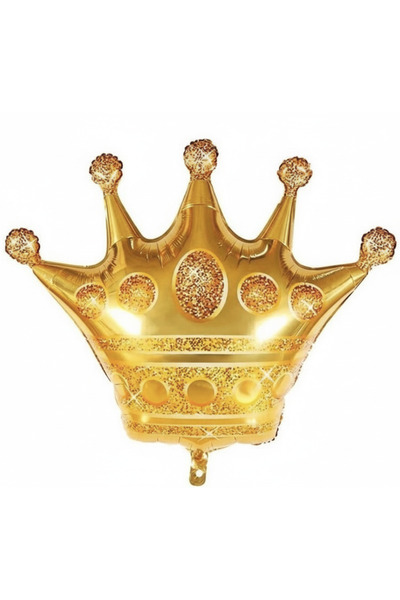 Partihane Gold King Crown Foil Balloon 79*65 cm