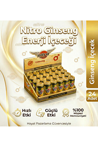 nitromax breeze Nitro Max Ginseng +18 Enerji İçeceği - 12'li Set (Gizli Gönde...