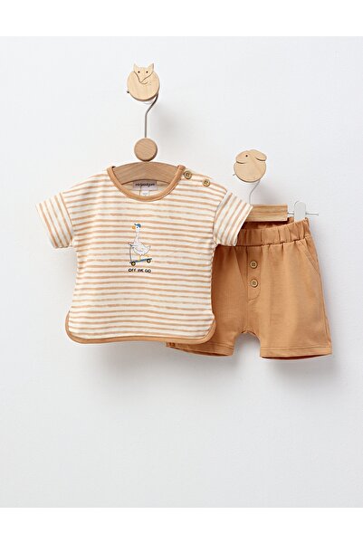 MiniKids Σετ Off We Go για το καλοκαίρι, μπεζ 92 (18-24 μηνών)