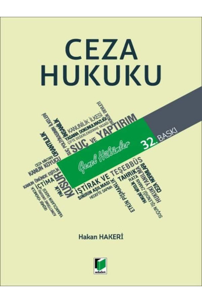 Adalet Yayınevi Ceza Hukuku Genel Hükümler Hakan Hakeri