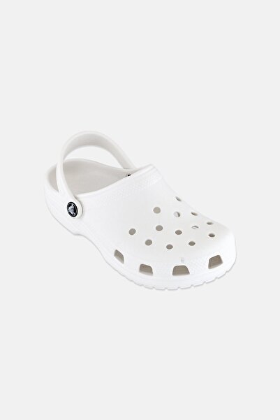 Crocs Kids Boy Slingback Classic Clogs, White