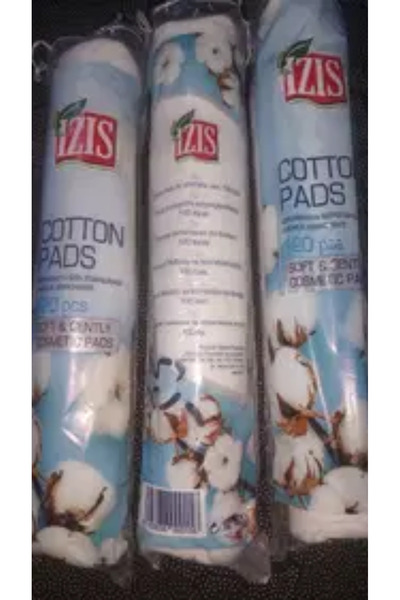 metalocasnice 3 x Izis Cotton Cleansing Pads 120/pack