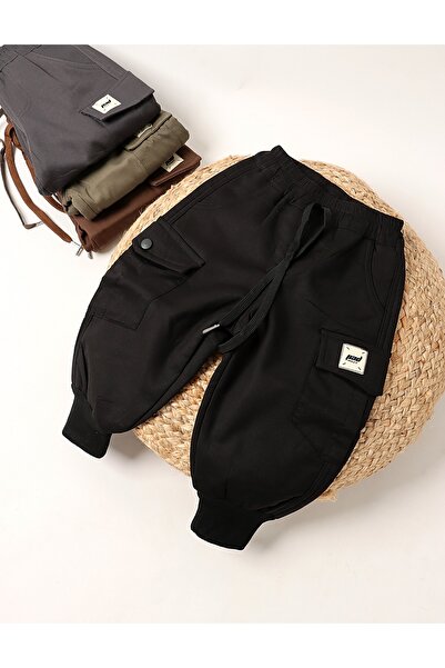 MiniKids Theodor fur-lined trousers black 116 (5-6 years)