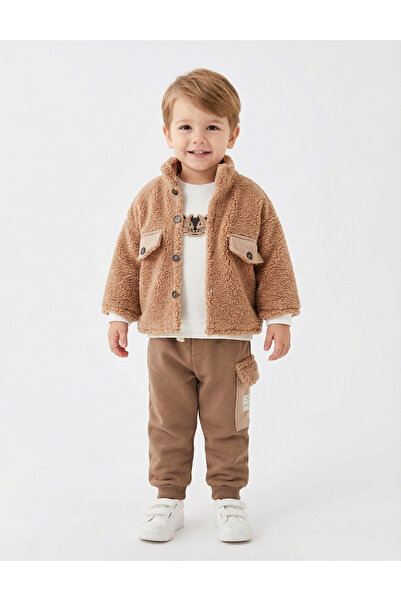 MiniKids Σετ Premium, Jikko, μπεζ μοντέλο 86 (12-18 μηνών)