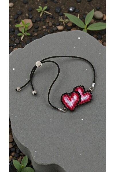 SEARD Miyuki Beads Handmade Heart Adjustable Bracelet 4