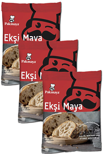 Pakmaya Ekşi Maya 30 gr x 3 Adet