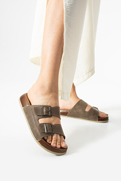 Polomia Comfort Γυναικείες παντόφλες με διπλή πόρπη, ρυθμιζόμενη σόλα από φελ...