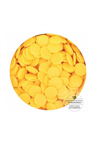 Decoratiuni Dulci Cioco deco galbena, cu gust de lamaie (500гр.)