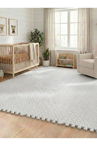 CARPAZAR 8 Parça 50x50 Puzzle 100x200 Kurulumlu Oyun, Spor, Yoga, Pilates, Fi...